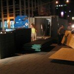 the team begins unloading the team begins unloading