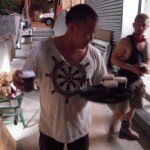 Jason Chan keeping the builders going Jason Chan keeping the builders going