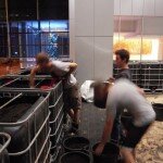 filling rooftop planter bins with soil 4 filling rooftop planter bins with soil 4