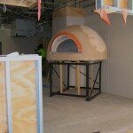 the pizza oven finds its home the pizza oven finds its home