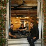 Paul, Joost and Jason on the coffee window Paul, Joost and Jason on the coffee window